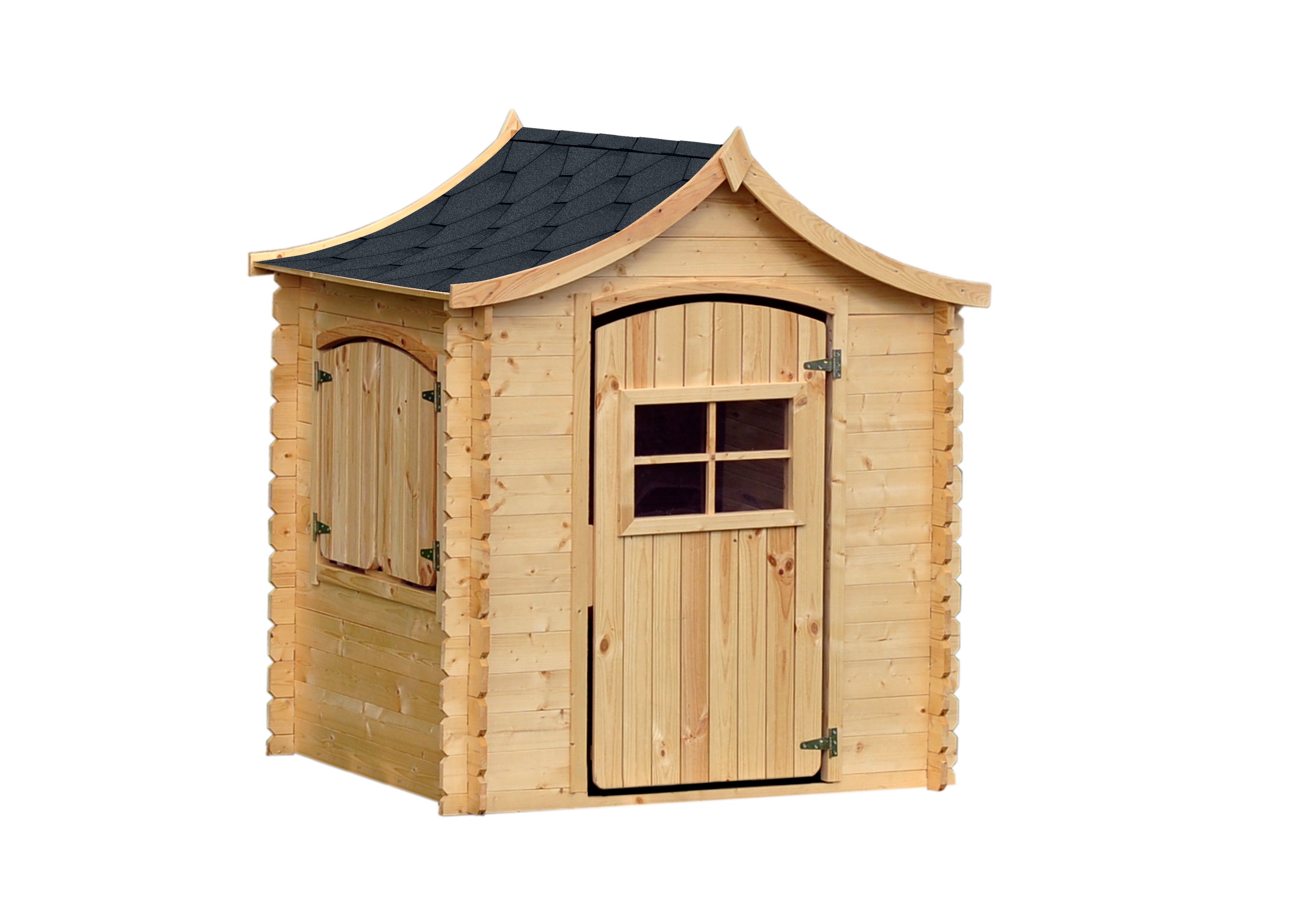 Bardeaux bitumineux Hexagonal Rock H-BLACK, couleur noir - bitume toiture - 3