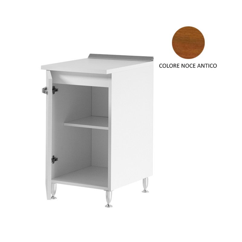 Meuble de cuisine ancien en noyer Cm 40x50xH 85 1 porte - 3