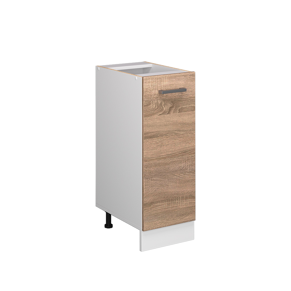Vicco cuisine en angle R-Line, Blanc campagne/blanc, 237 x 60 cm , PT