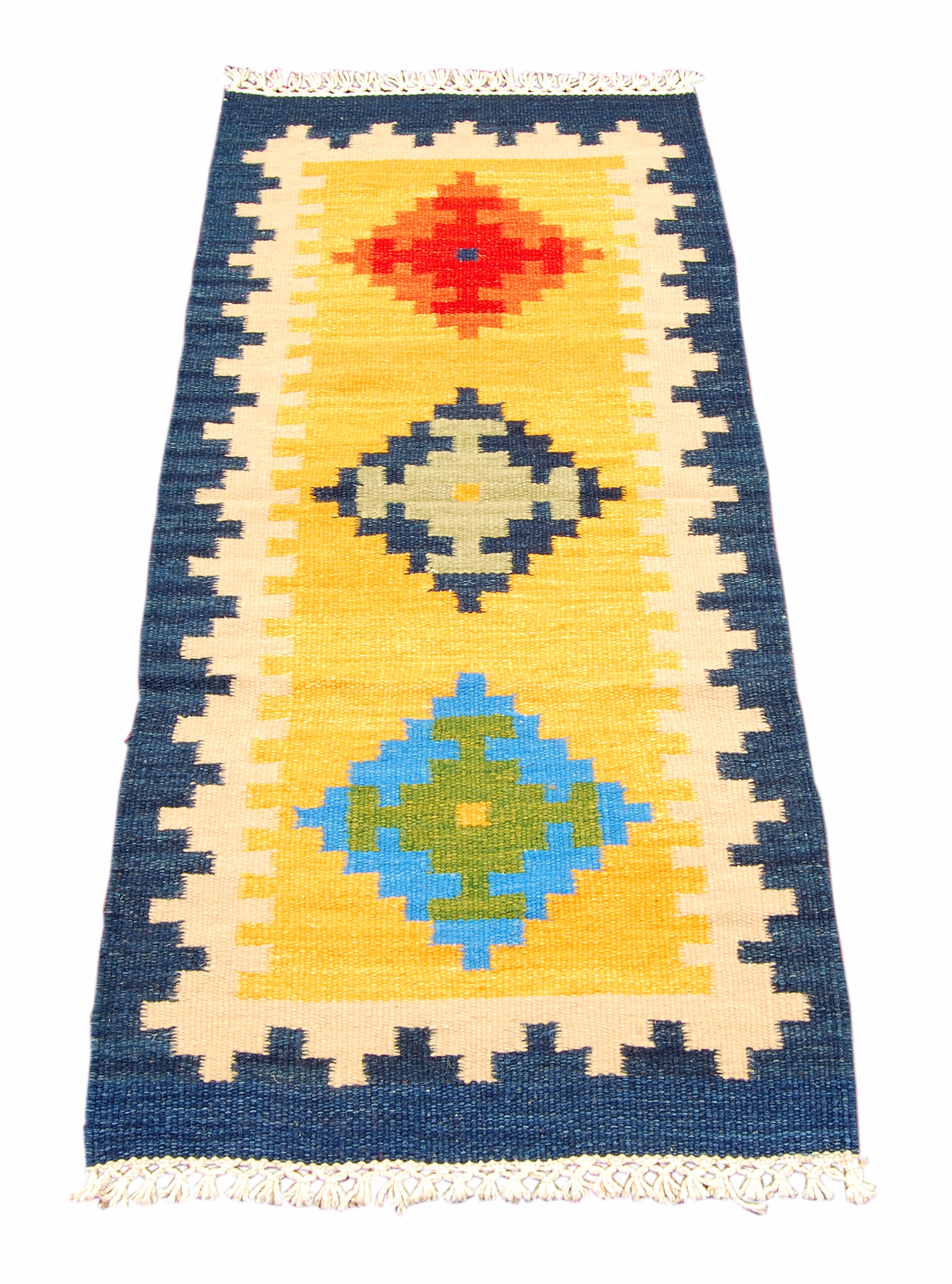 Oryginalny, autentyczny i ręcznie robiony kilim Ideal 120x60 cm