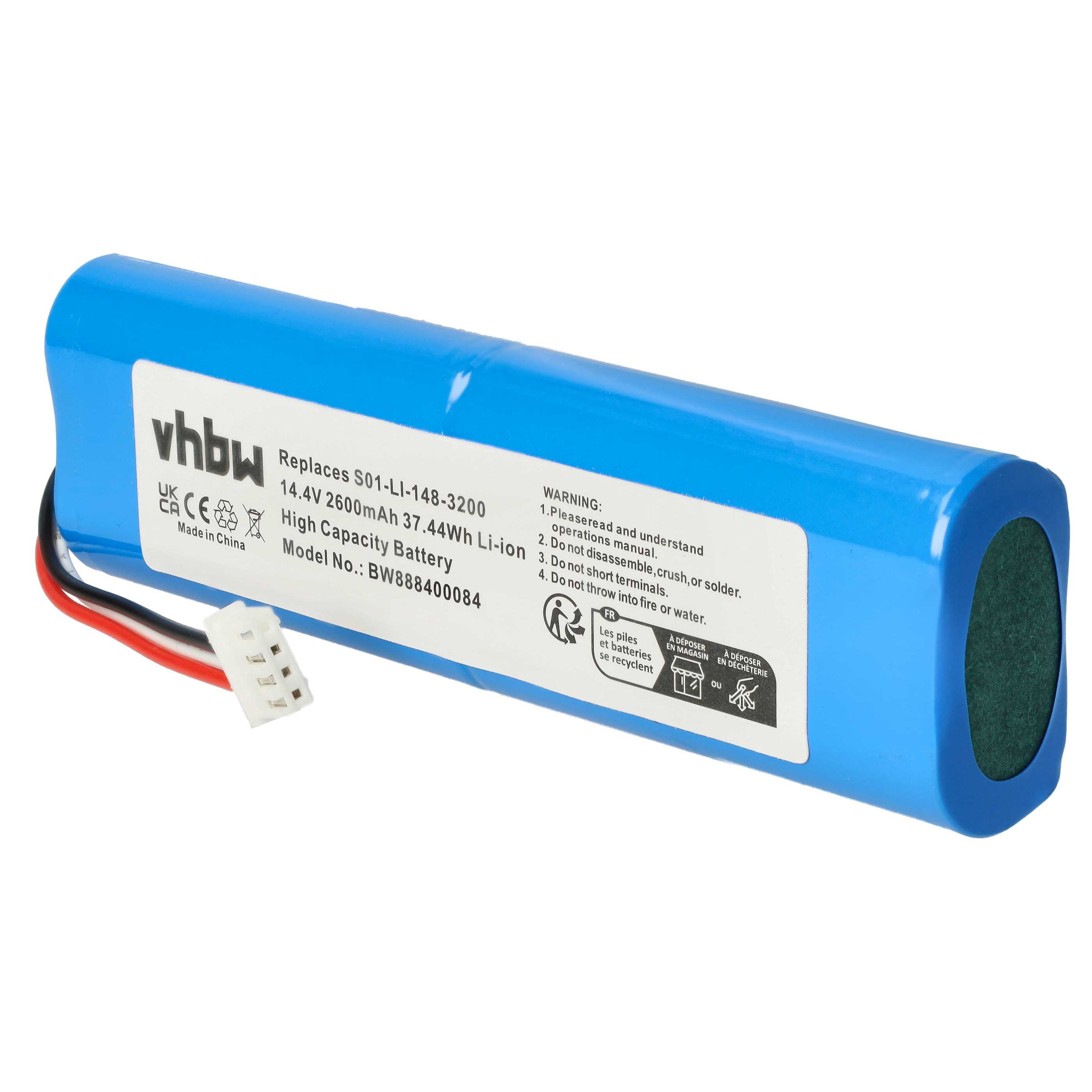vhbw Akku passend für Ecovacs D36A, D36B, D36C, D36E, DA60, DA611, DB35 vhbw Akku passend für Ecovacs D36A, D36B, D36C, D36E, DA60, DA611, DB35