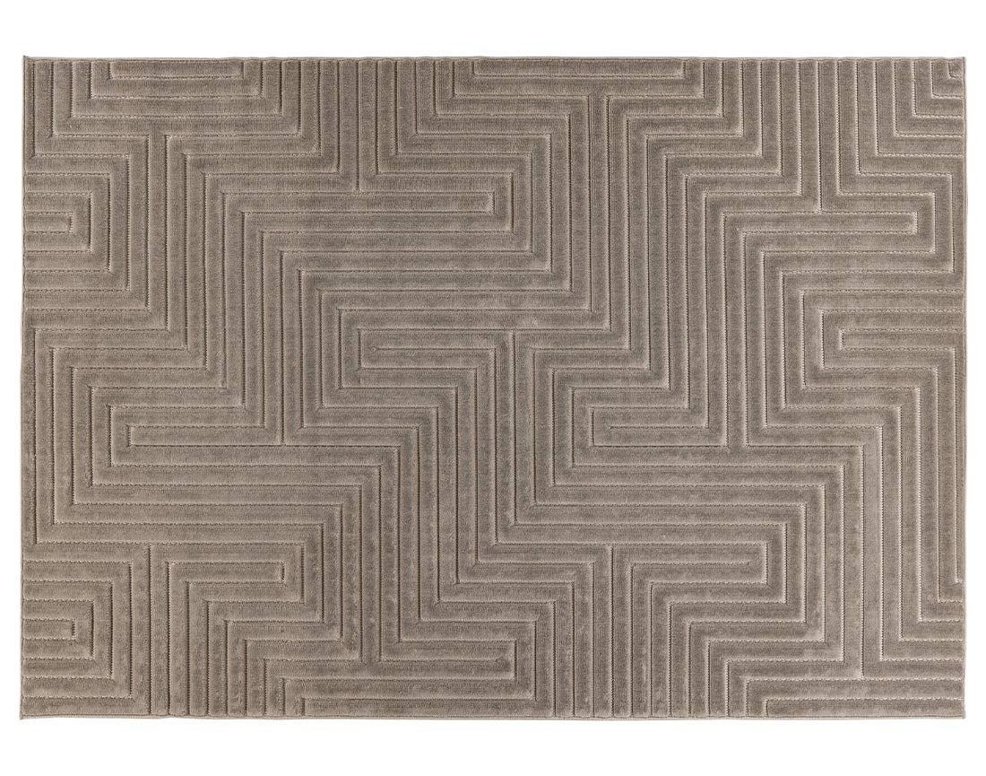 Tapis D'entrée Violet 40x60 Cm Motif Damier - Polypropylène Tissé, Antidérapant, Facile à Nettoyer