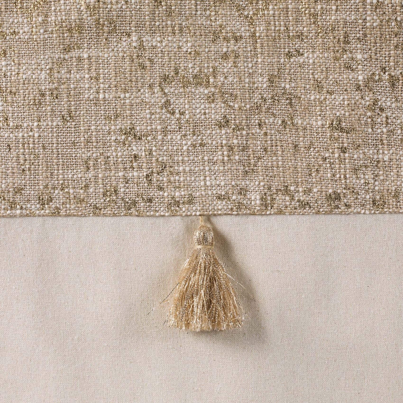 Tenda bohémien con finiture in oro o argento - Naturale - 4