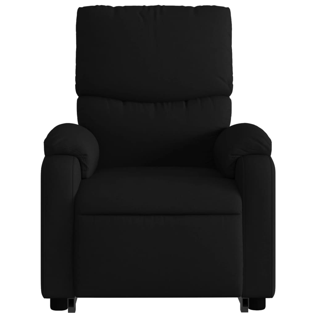 Fauteuil de massage inclinable Noir Tissu - 9
