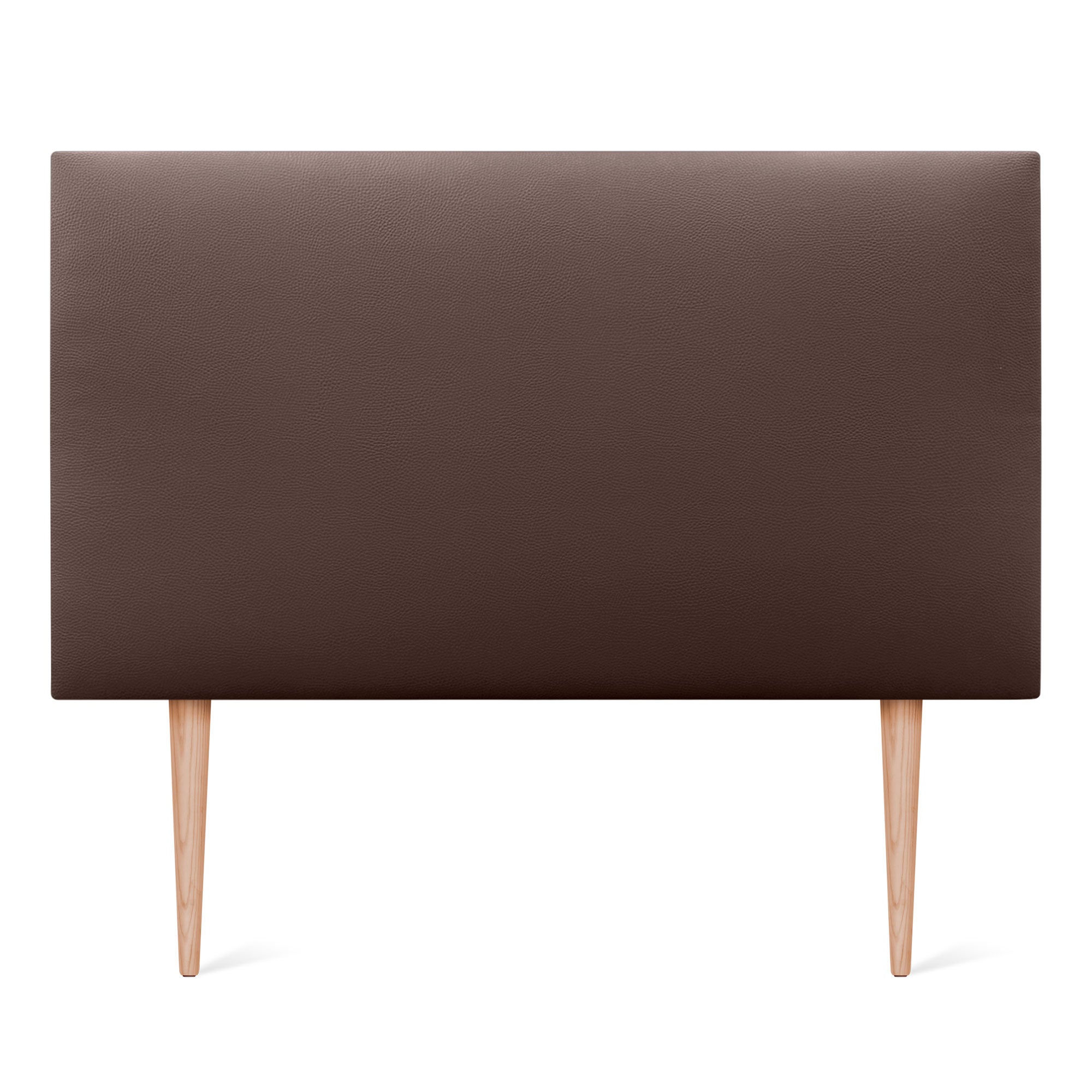 DHOME Cabecero de Polipiel Liso y con Patas cabeceros Cabezal tapizado Cama (Polipiel Chocolate, 90cm (Camas 70/80/90)) - 3