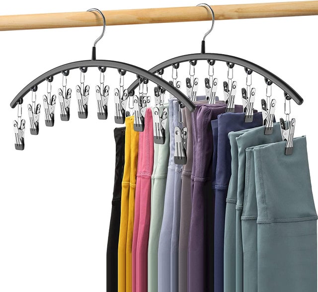 Cintre à Chemises Gain De Place - Penderie Peu Encombrante - Organisateur De Rangement Des Vêtements - Design Vertical à 10 Trous - Cintre Multifonctionnel - Organisation Intelligente De La Garde-robe
