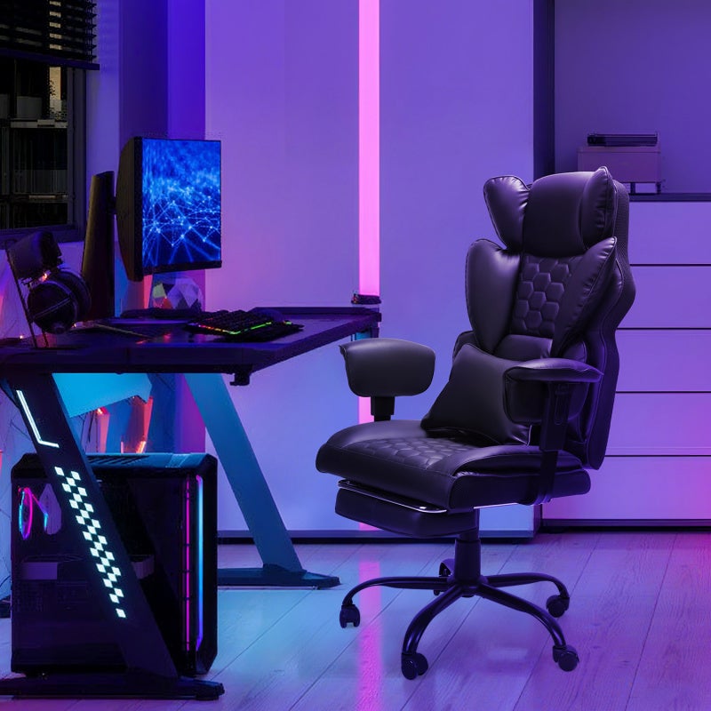 ​​Fauteuil Gamer Ergonomique Haut de Gamme fauteuil de direction chaise de bureau- Inclinable 90°-135° - Soutien Lombaire et Appui 150kg - 9