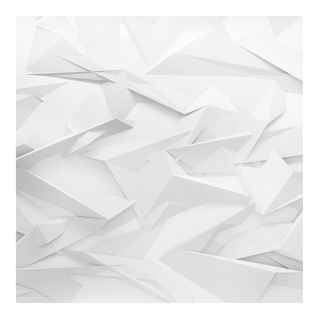 Papier peint à motif 3D trompe l'oeil abstrait à motif 3 - salon chambre cuisine couloir - Intissé 192 x 192 cm Smart