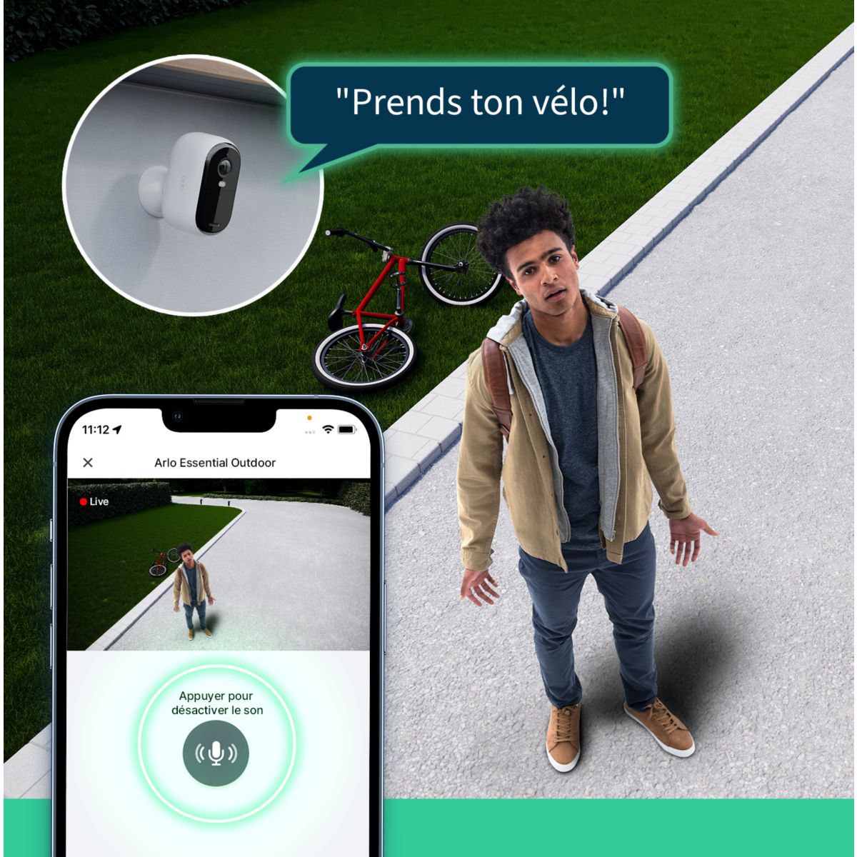 Caméra de surveillance ARLO 2 caméras Essential 2K - 9