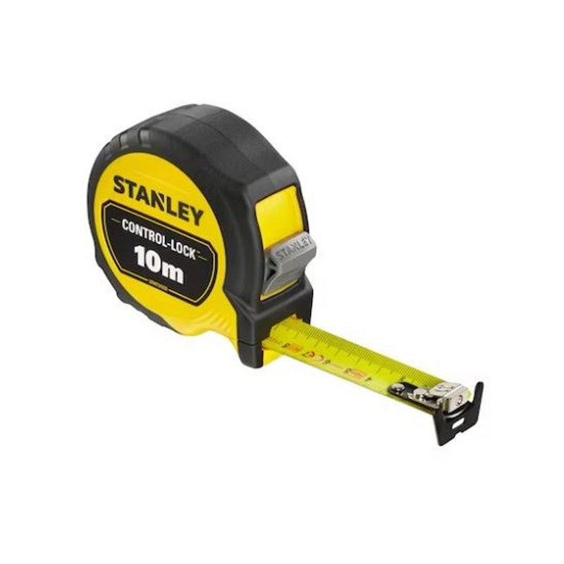 Mesure 10 m x 25 mm double marquage magnétique control-lock - STANLEY - STHT37233-0 - 2
