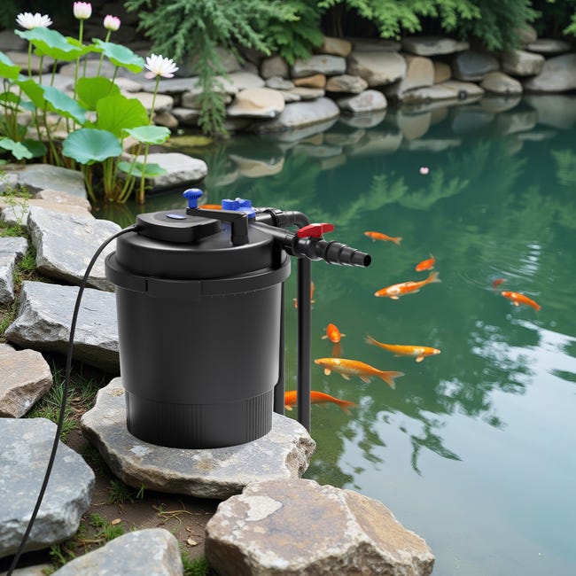 Cocoarm Filtre à Eau, ajustez Le Plastique de stérilisation du système de Filtration de l'eau de Purification du pH de l'eau 16L pour la Salle à Manger à Usage Domestique Cocoarm Filtre à Eau, ajustez Le Plastique de stérilisation du système de Filtration de l'eau de Purification du pH de l'eau 16L pour la Salle à Manger à Usage Domestique