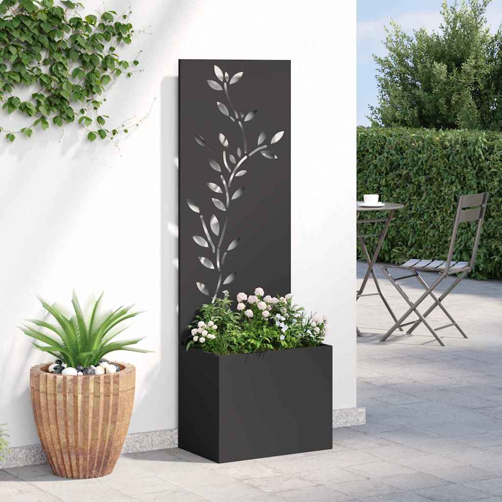 Écran de confidentialité de jardin Floral Noir 50 x 32 x 150 cm vidaXL - 5