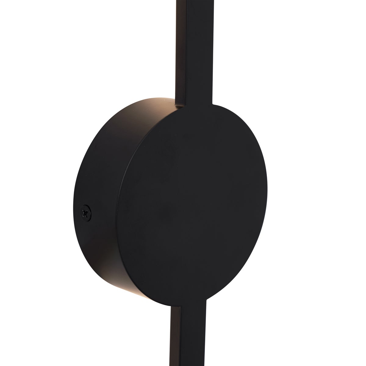 Qazqa nowoczesny lampa ścienna - Clockwise - czarny, led zintegrowana 10w zestawie, Integrated led, 3000k, ciepła biel, 60cm - 5
