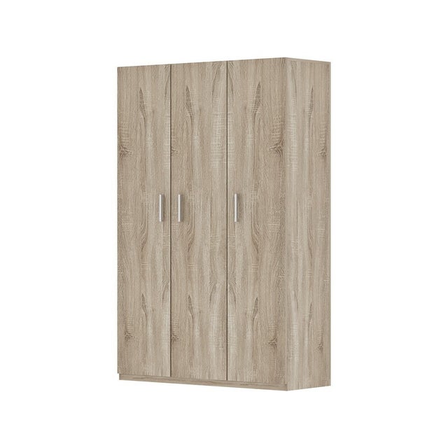 Armoire 3 portes TOM – Chêne sonoma – Grand espace de rangement