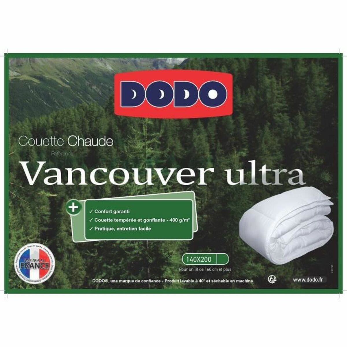 Remplissage de couette DODO Vancouver 140 x 200 cm - 4