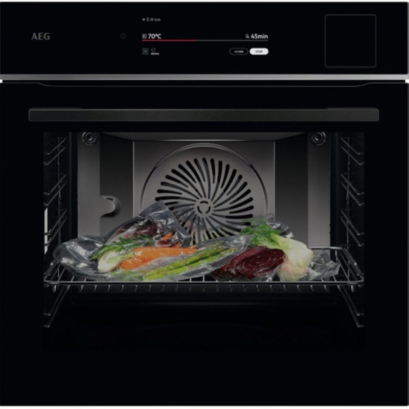 Horno AEG TP9SB831AB Cristal Negro Perfil Inox Vapor