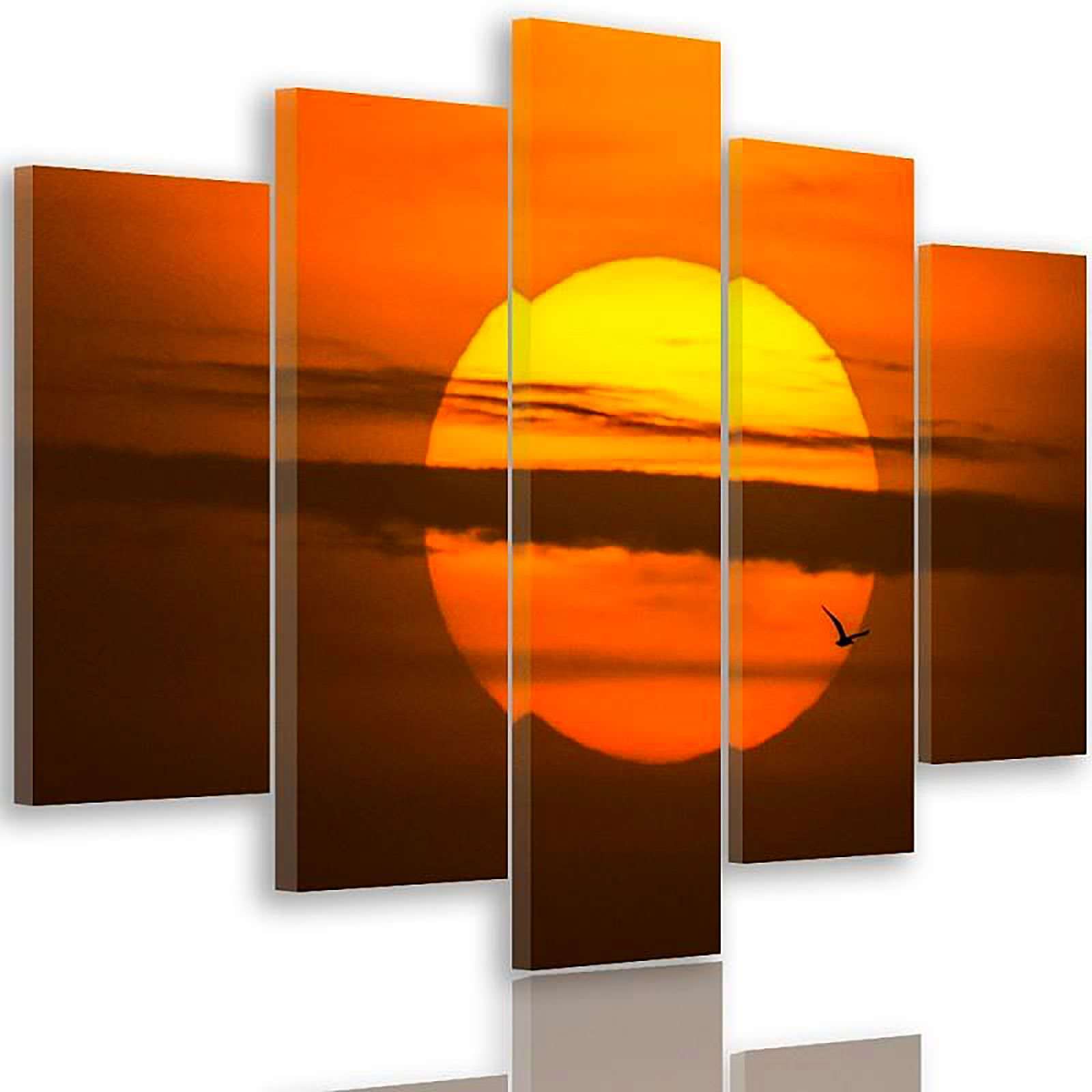 Tableau soleil couchant - 150 x 100 cm - 2