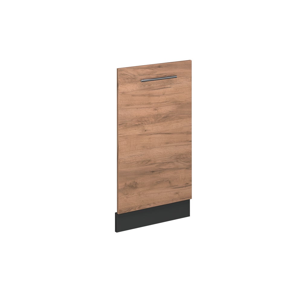 Façade Lave-vaisselle Fame-Line 45cm Pour Meuble Cuisine - Style Rustique Blanc/vert/or - Vicco