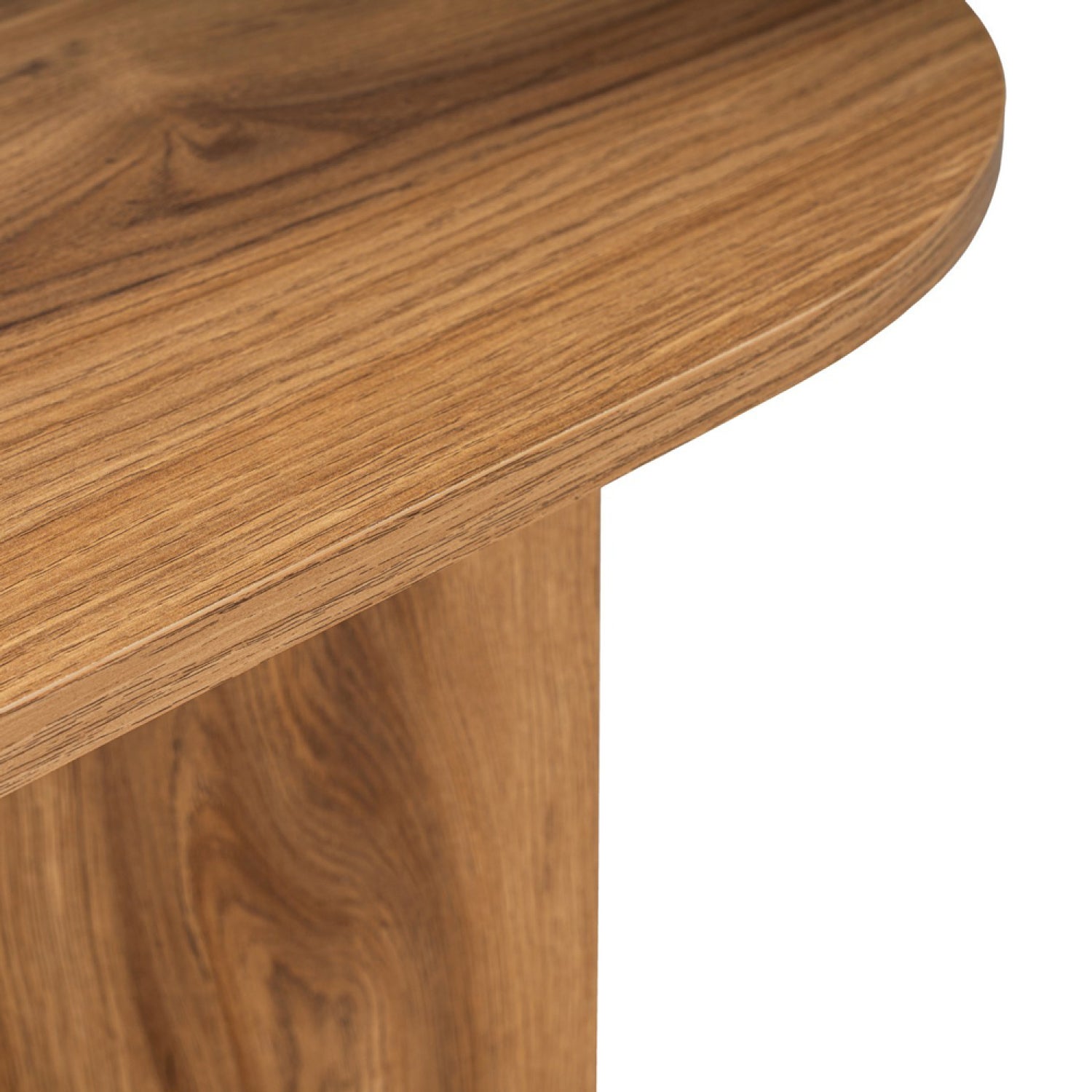 Table basse design ovale bois 120cm RAAV - 7