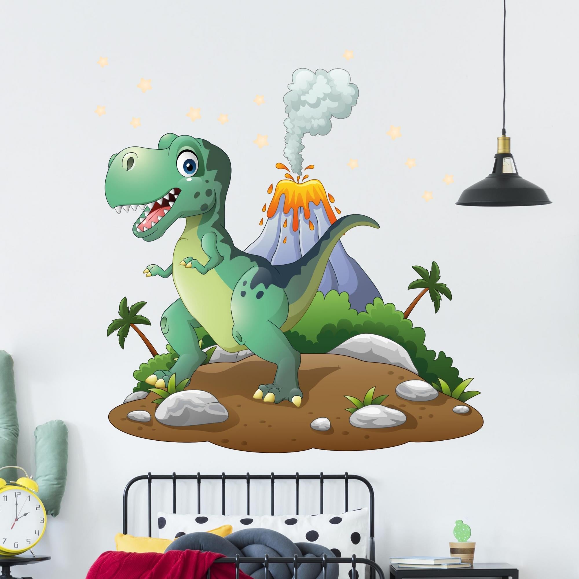 Stickers muraux | Sticker Mural Autocollant - DINOSAURE TYRANNOSAURE ...