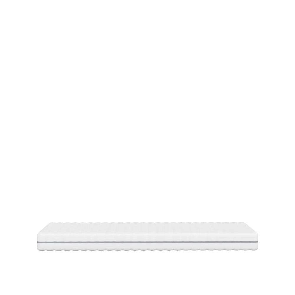 Materac piankowy vidaXL 90x190 cm biały średni komfort trwały