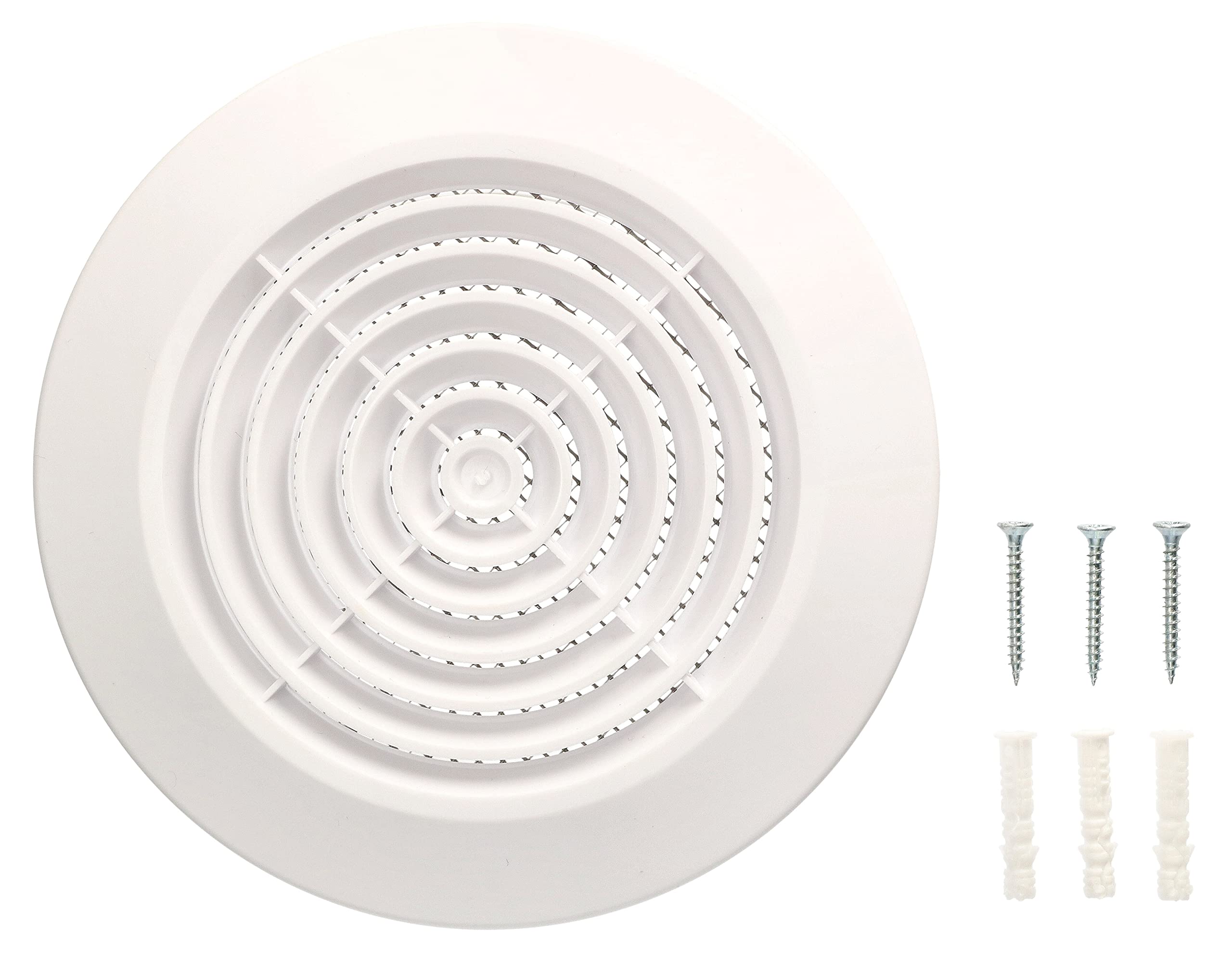 Grille d'Aération pour Montage au Plafond avec Bride/Raccord de Tuyau ...