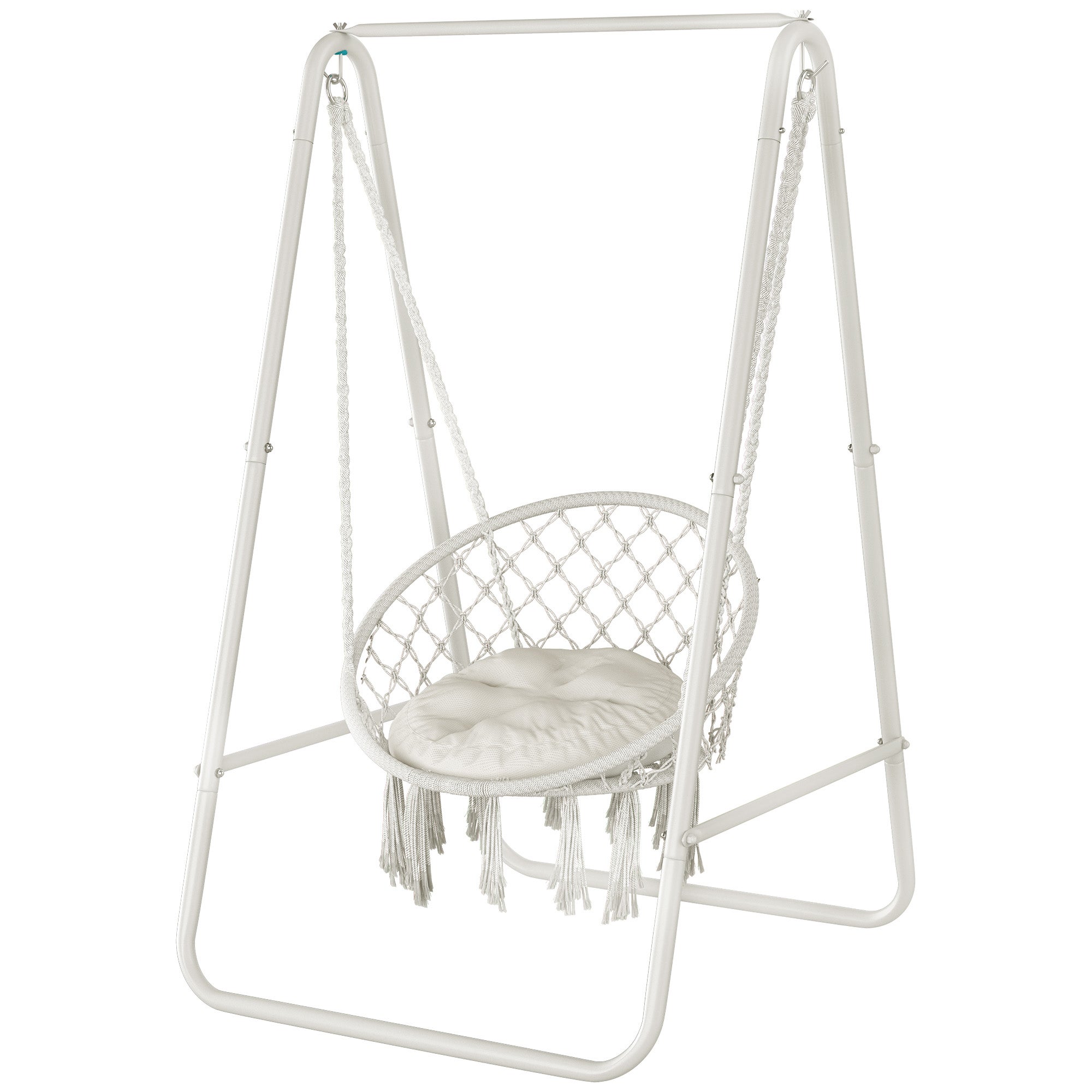 YITAHOME Fauteuil Suspendu Avec Structure 85 X 92 X 153 Cm - Charge 150 Kg - Chaise Balançoire Suspendue