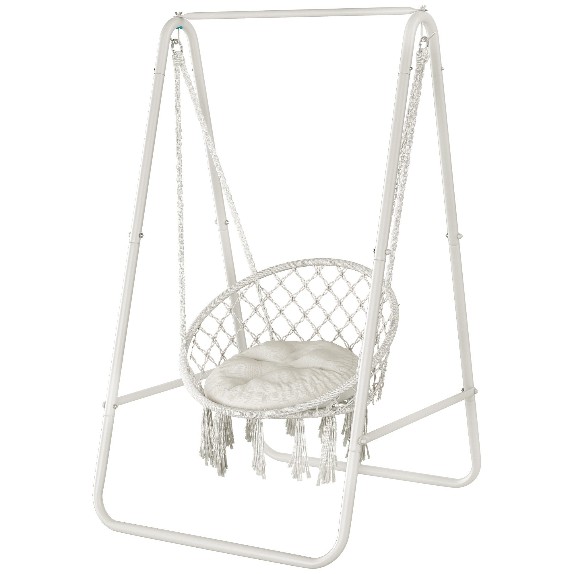 YITAHOME Fauteuil Suspendu Avec Structure 85 X 92 X 153 Cm - Charge 150 Kg - Chaise Balançoire Suspendue