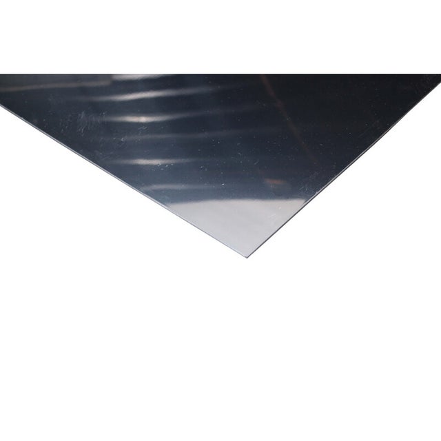 Crédence miroir / alu brut, Ep. 3mm, Larg. 100cm, Long. 200cm