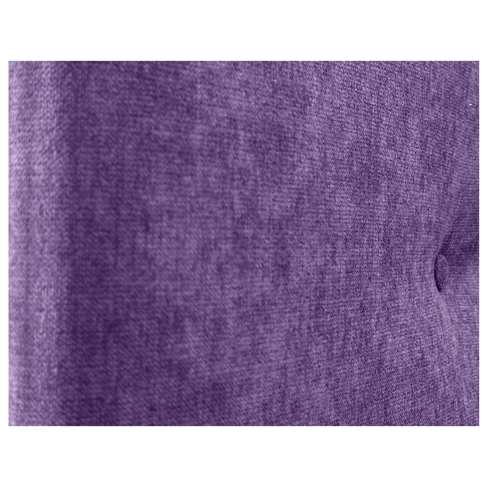 DHOME Cabecero de Tela Acualine Liso con Botones Tapizado de Alta Gama Cabezal Lujo Cama Dormitorio Moderno Acolchado (Tela Lila, 90cm) - 2