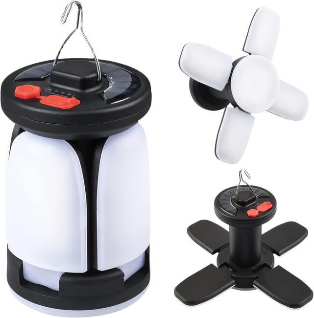 Lampe LED solaire de Camping, Rechargeable par USB, pour tente, extérieur, étanche, lumières de secours, lanternes portables, ampoule à économie d'énergie 39 Lampe LED solaire de Camping, Rechargeable par USB, pour tente, extérieur, étanche, lumières de secours, lanternes portables, ampoule à économie d'énergie 39