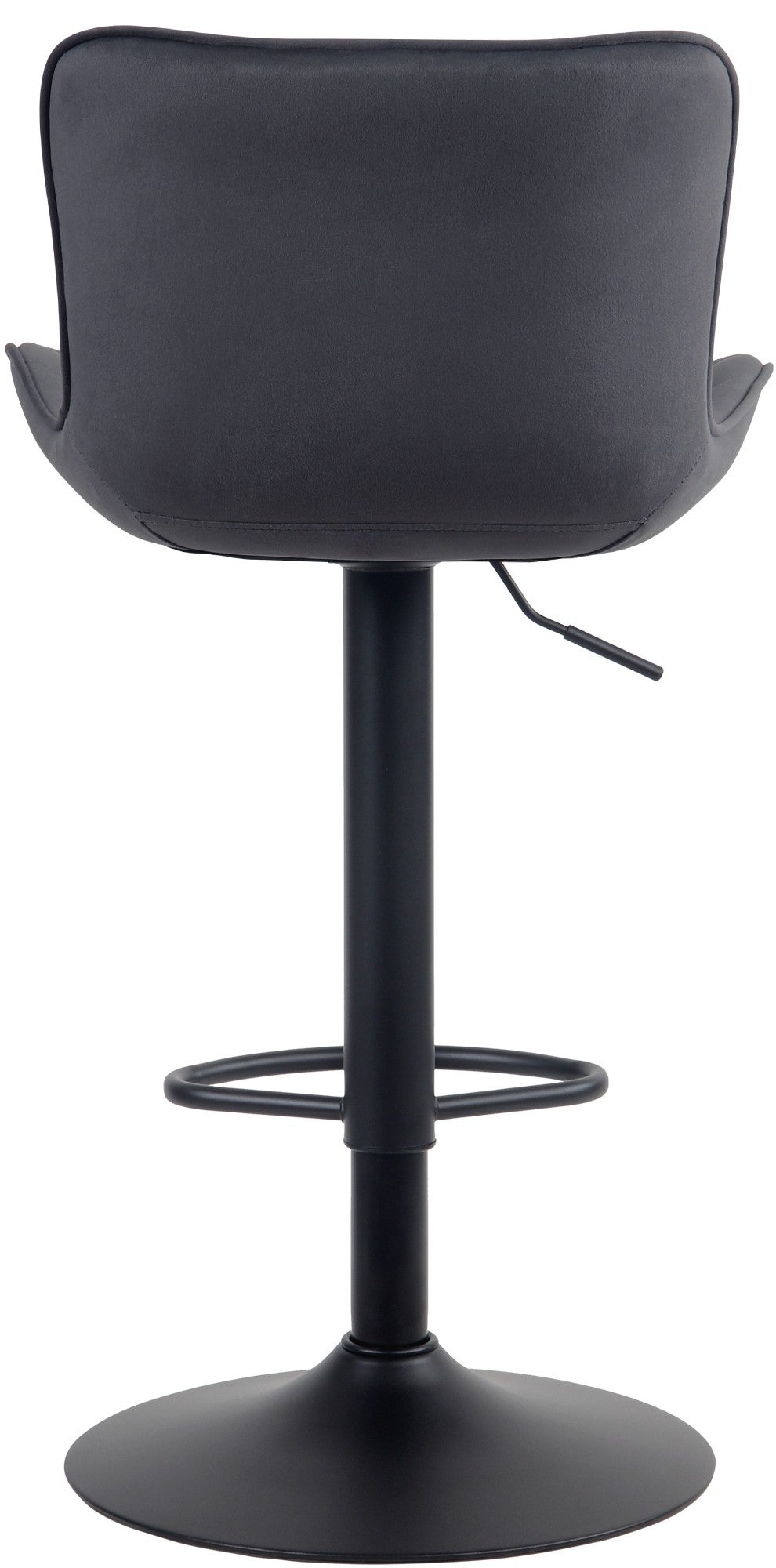 Tabouret de bar Linus velours noir - 6
