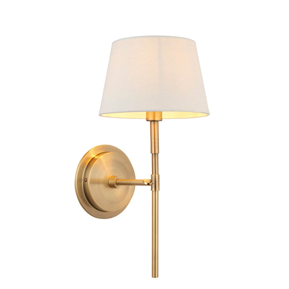 Kinkiet RENNES &amp; CICI antyczny mosiężny 1xE14x15W metal wym:47,5x20,5x27cm IP20 Endon