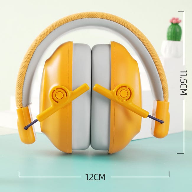 Casque antibruit : Protection auditive pour les enfants de moins de 16 ans - Confortable et réglable - Durable et facile à ranger - Bleu - 2