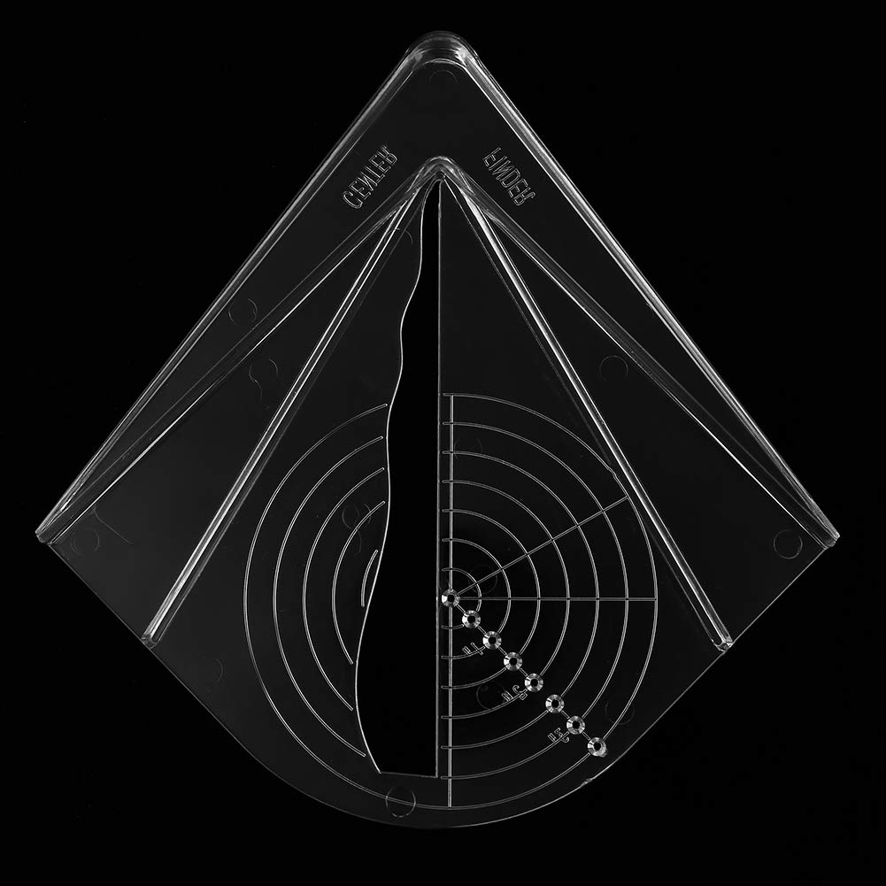 Recherche de centre en plastique pour carré, rond, octogone et sexangle Outil de travail du bois - 5