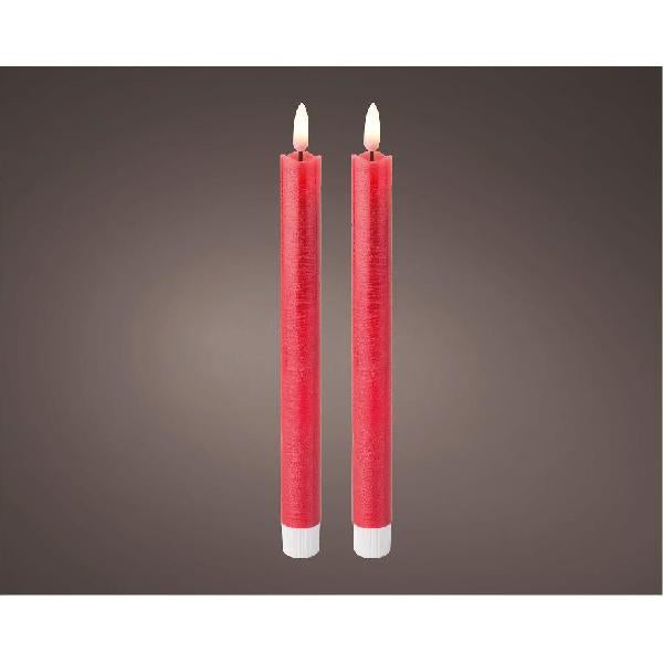 Scentoria Lot de 4 bougies à tige vertes - Bougies coniques - Bougies pointues colorées - Bougies goutte à