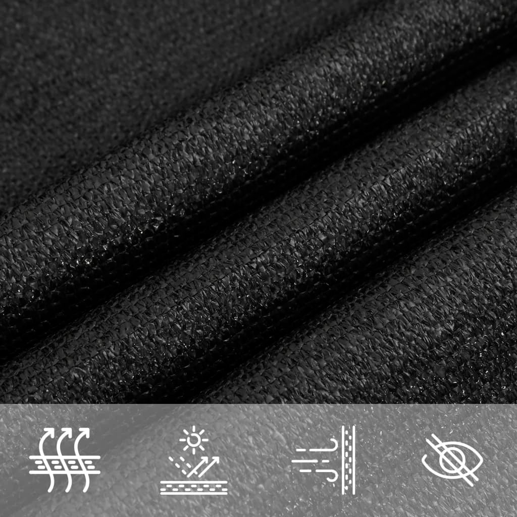 Maison Exclusive - Vela Parasole 160 g/m² Nera 4/5x3 m in HDPE - 7