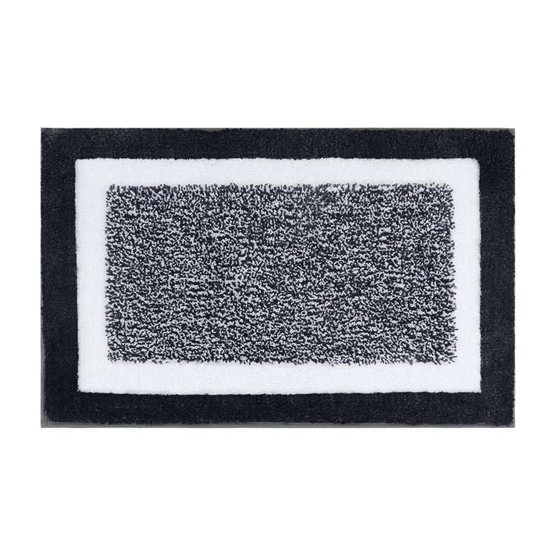 Tapis ANTIDÉRAPANT RUMBA 1897 couleur unique gris foncé 60x200 cm