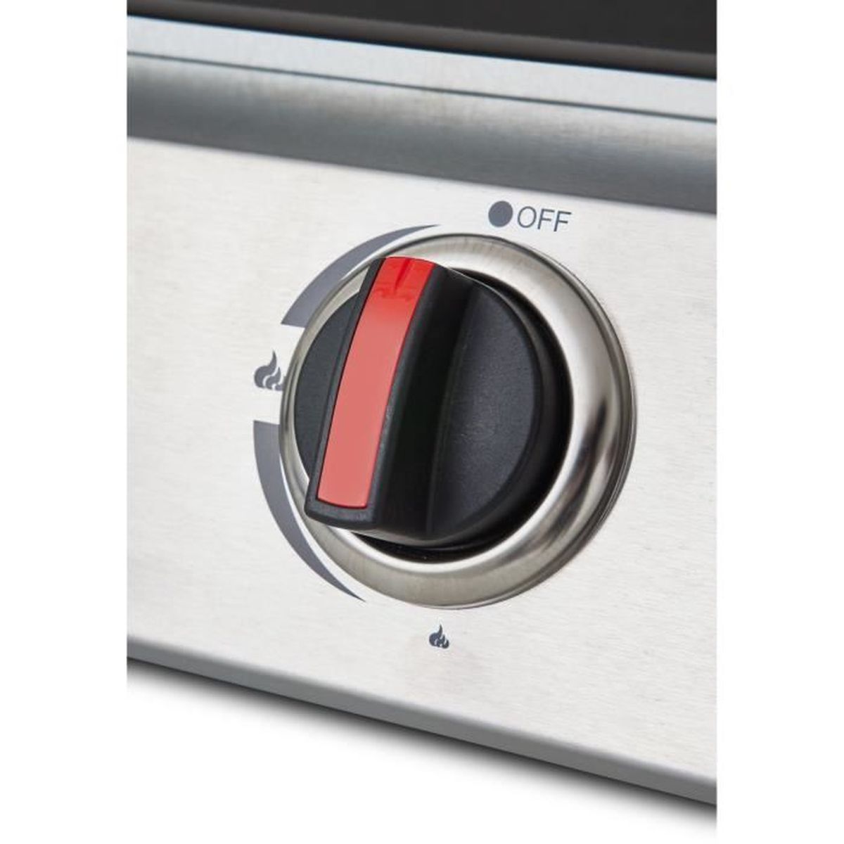 COOKING BOX CALI Piastra a Gas - 4 Bruciatori - 9,6 kW - 82x45x22 cm - Superficie di Cottura in Acciaio: 77x35 cm - 7