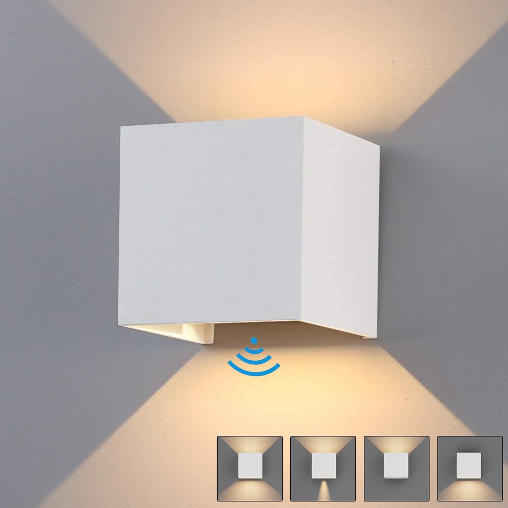 Applique Talent Cubo Bianco Led 1w 3000k Ricaricabile Con Sensore Movimento Trio - Foto 11