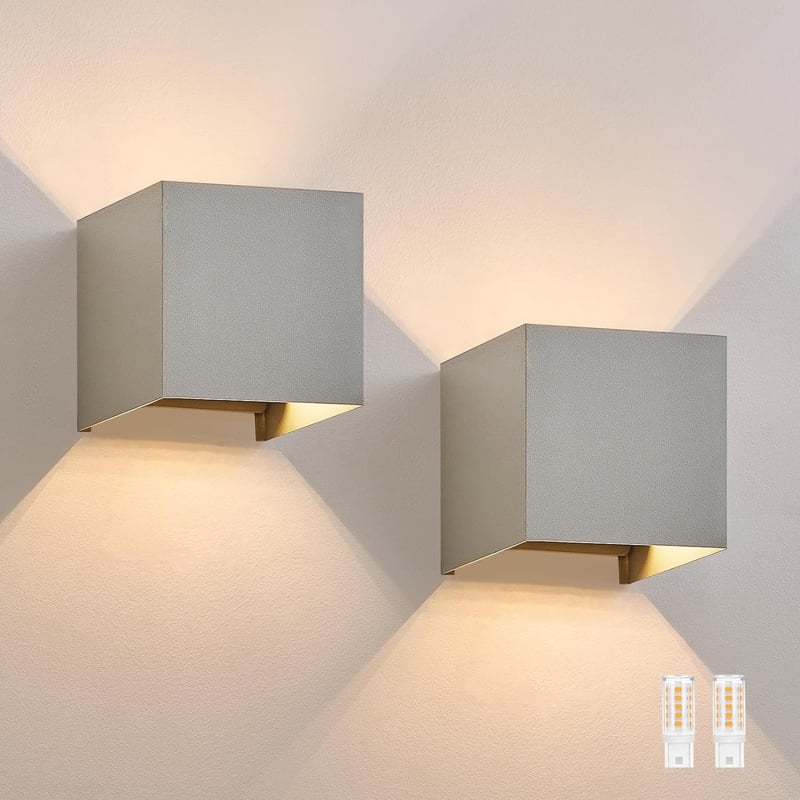 ZMH 2ER Wewnętrzna lampa ścienna LED Zewnętrzna lampa ścienna Nowoczesne światło w górę i w dół do korytarza