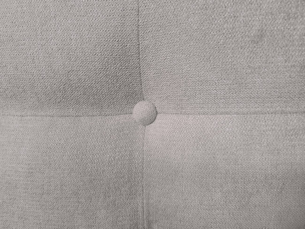 DECORQUALITY Cabecero Cama TEXAS BUTTON DELUXE largo tapizado tejido antimanchas Beige 150*125 Cm - 3