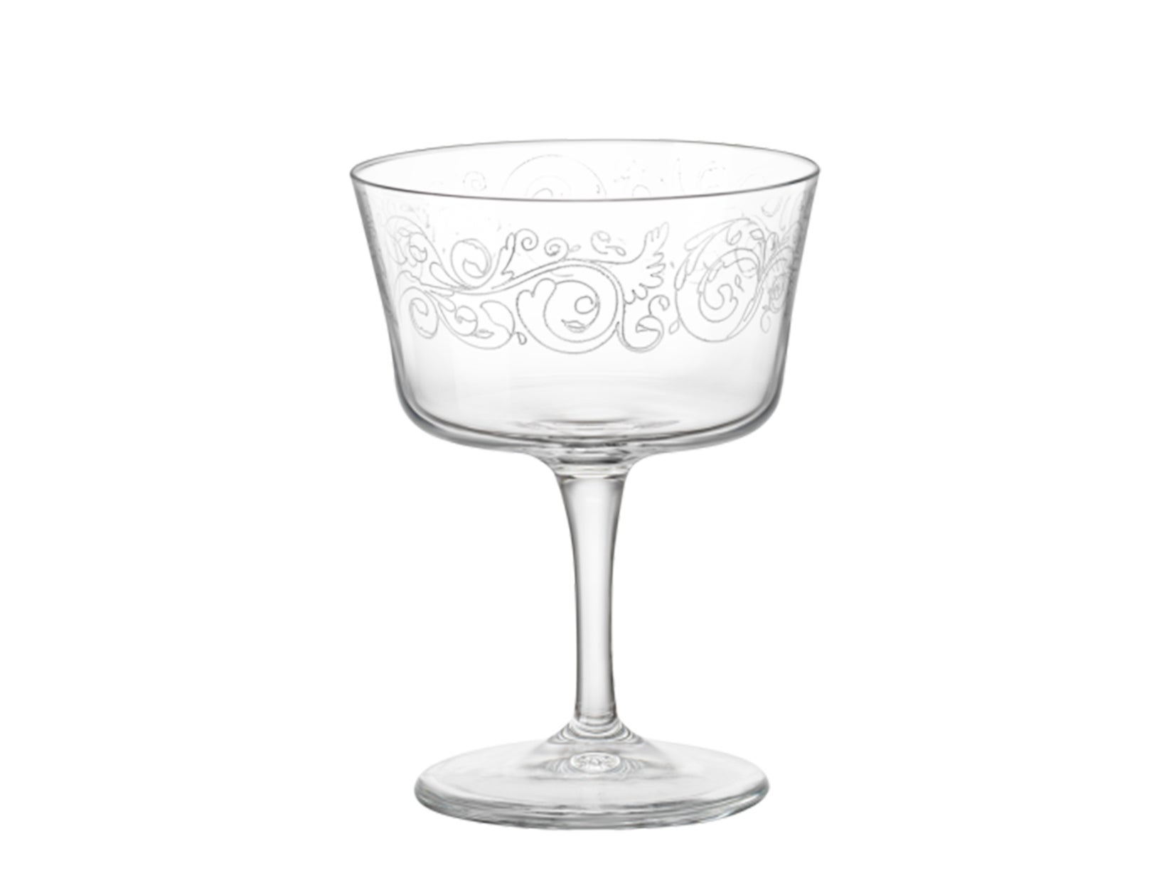 Bormioli Rocco Fizz – Set 4 Calici In Vetro Trasparente, Vintage Per Cocktail E Vino, Stelo Tirato A Caldo - 4