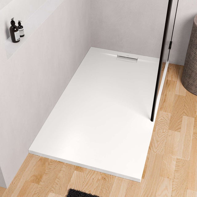 Receveur de douche Poalgi extraplat blanc Blanco L.70 x l.120 cm - série Supra