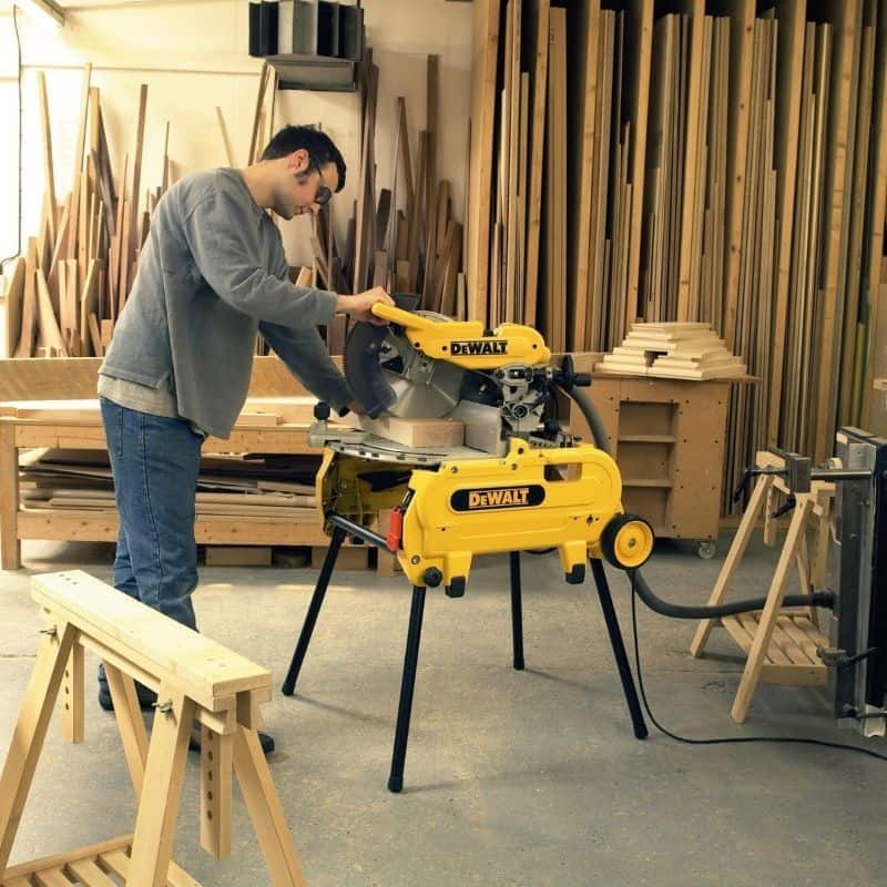 Scie combinée table et à onglet 2000 W Ø305 mm - DEWALT D27107-QS - 9