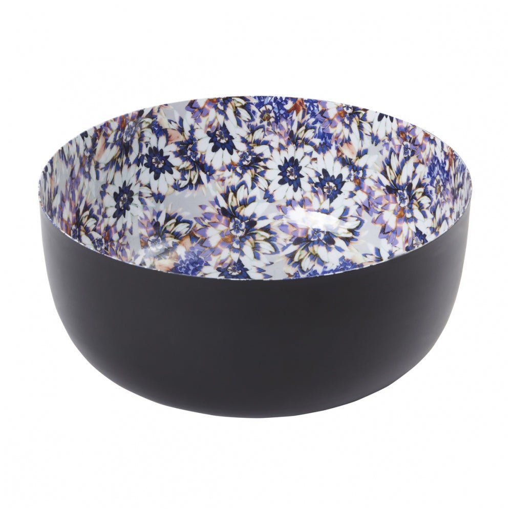Bol En Porcelaine Décoré Motif Fleuri - Occasion