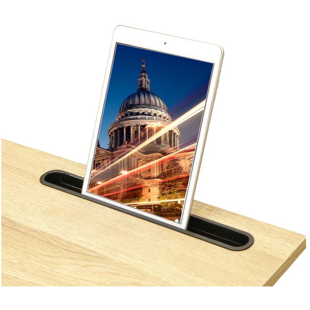 Table D'appoint - Home Deco Factory - Design Pratique - Marron Et Noir - H62,5 X L48 X P28 Cm - 8