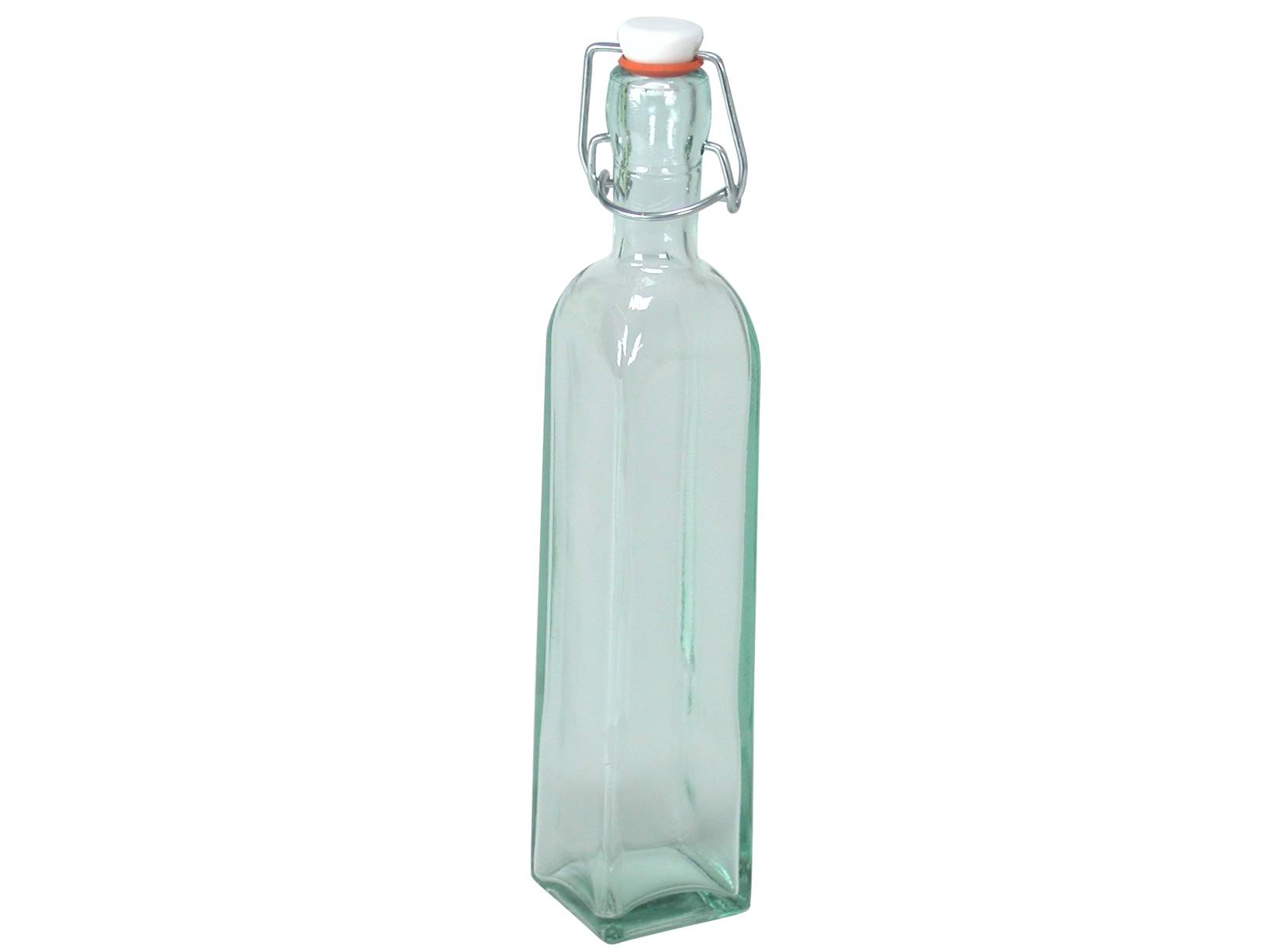 Bottiglia Nalgene HDPE Quadrata Bocca Stretta - Bianco, Resistente E Isolata
