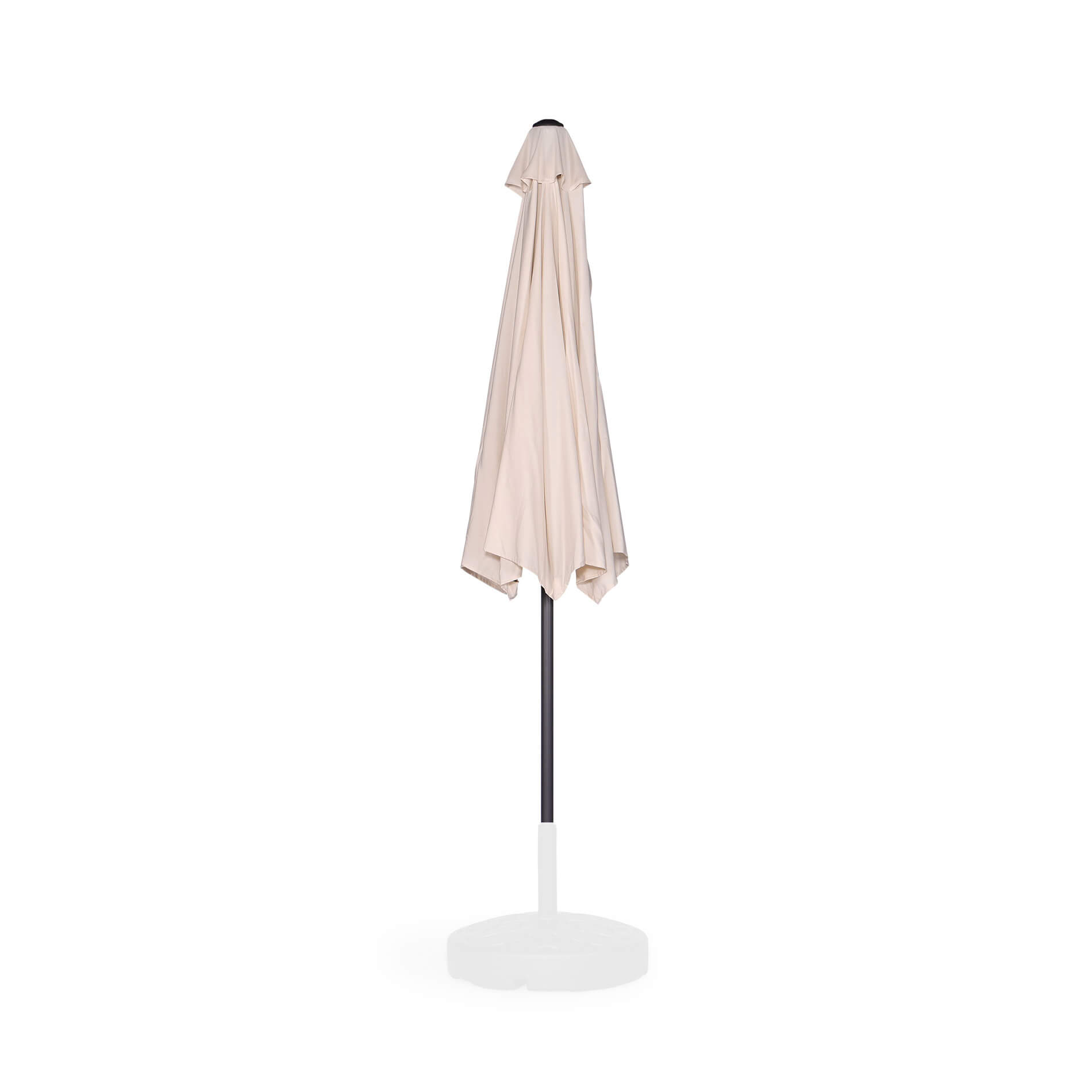 Sombrilla Rebecca Mobili Abuliton 235x270x135 Acero Poliéster Beige Moderno - 8
