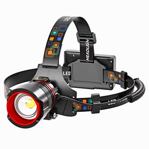 Torcia Frontale LED Ricaricabile 1000 Lumen - Con Sensore Di Movimento E 6 Modalità - Impermeabile Per Corsa E Campeggio - 3